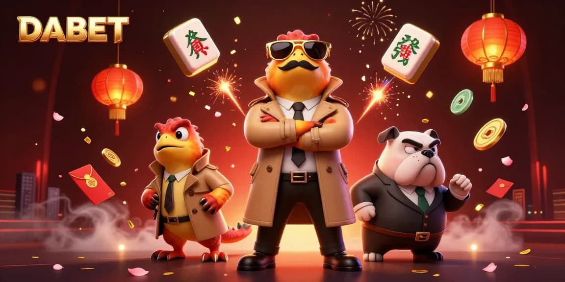 DABET raptors hilariously attempt VIP entry at a bustling casino full of vibrant decorations.