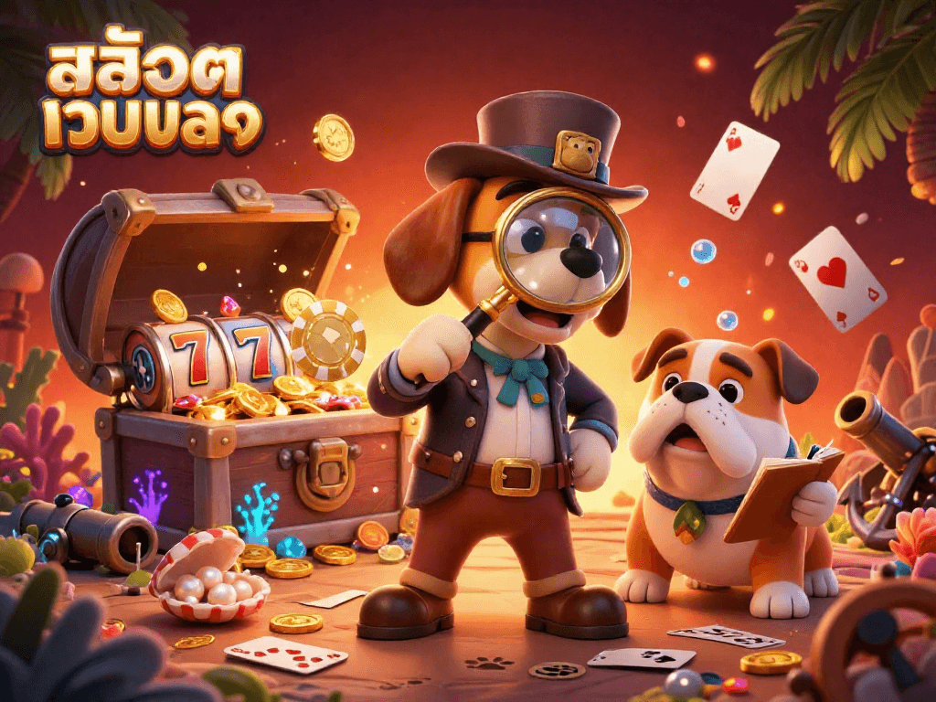 Play slot games and win prizes with สล็อตเว็บตรง as a detective investigates clues.