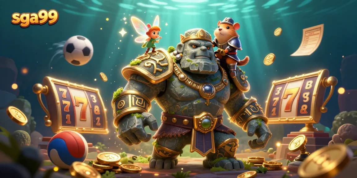 Engage with sga99's immersive casino adventure with enchanting characters and game elements.