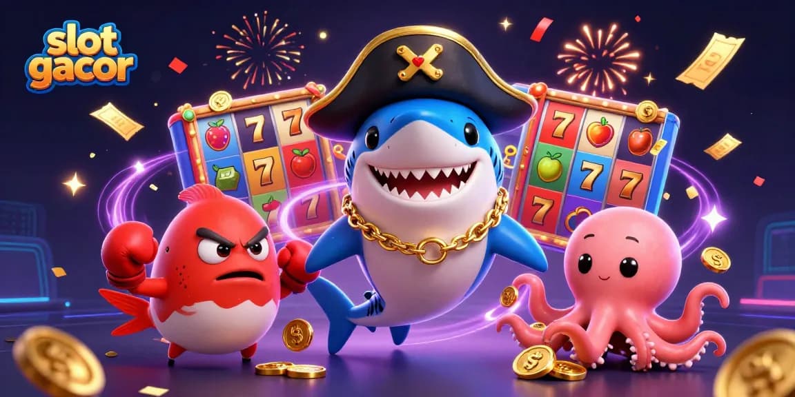 Menangkan jackpot dengan slot gacor yang penuh warna dan karakter kartun lucu.