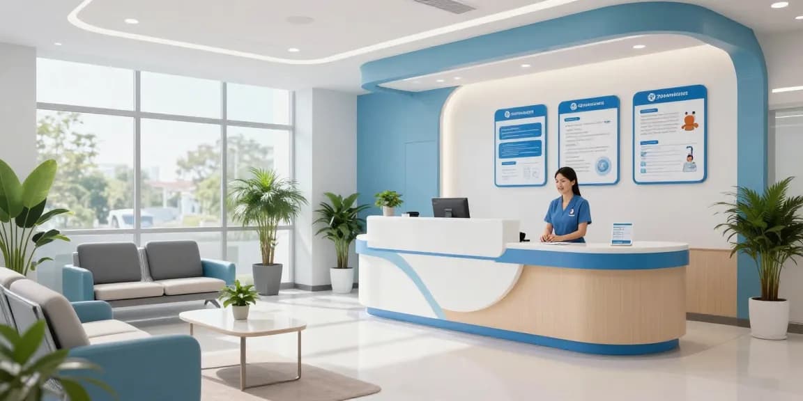 David Hoffmeister reviews in a modern healthcare provider setting focused on patient care.