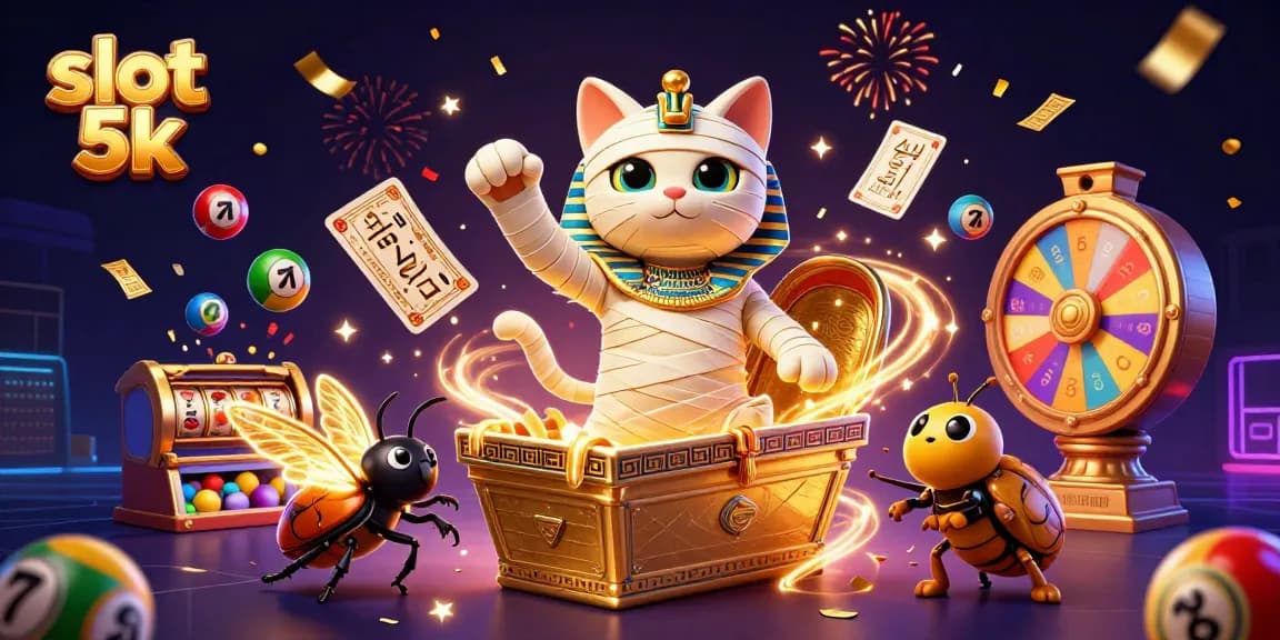 Experience thrilling slot 5k gameplay with vibrant characters and dynamic casino elements