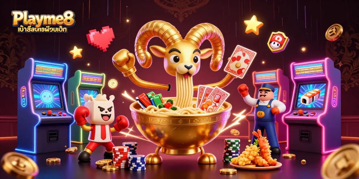 Playme8 เข้าสู่ระบบผ่านเว็บ โดยภาพลักษณ์ของคาสิโนที่น่าตื่นเต้นพร้อมตัวละครการ์ตูน 3 มิติ