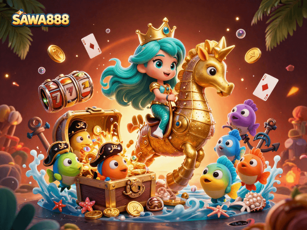 Engage with captivating games at SAWA888 featuring vibrant, enchanting elements for online gambling.