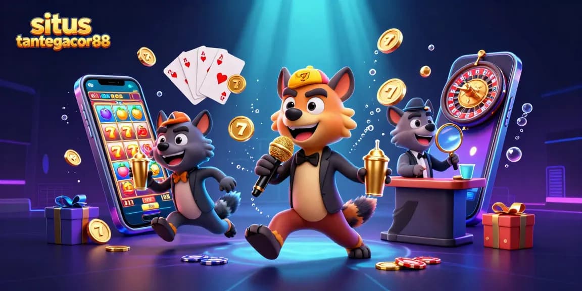 Taruhan dan meraih kemenangan di situs tantegacor88 dengan suasana kasino yang meriah.