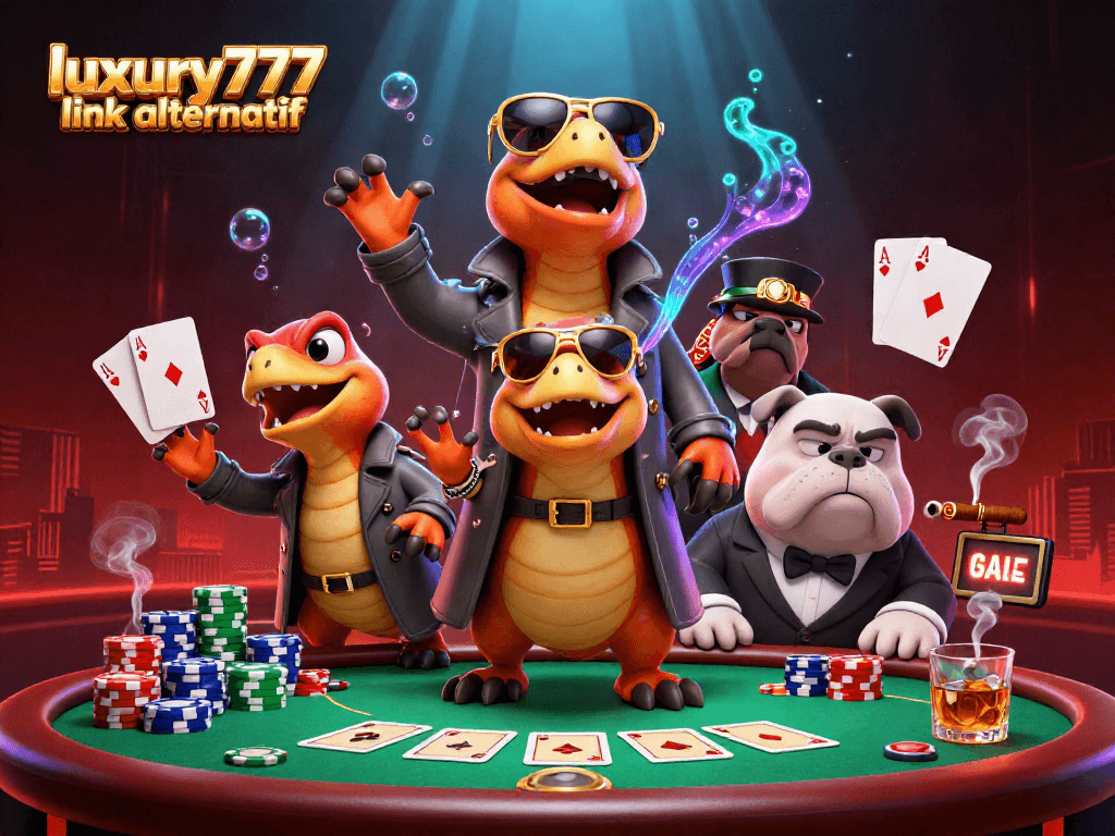 Rasakan keseruan bermain di luxury777 link alternatif dengan raptor lucu di kasino VIP.