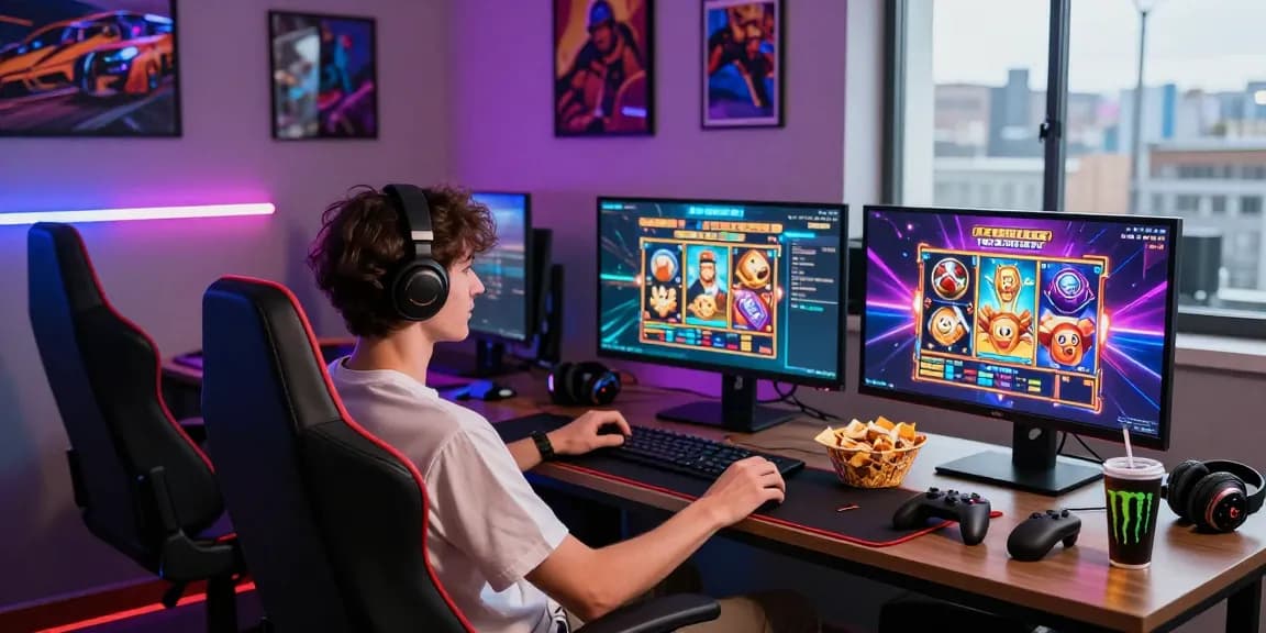 Engaging gaming environment featuring slot7000 platform with vibrant graphics and modern setups.