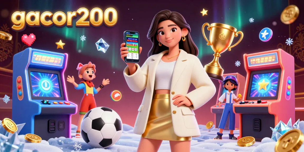 Experience winning at gacor200 with engaging visuals of a vibrant sports betting scene.