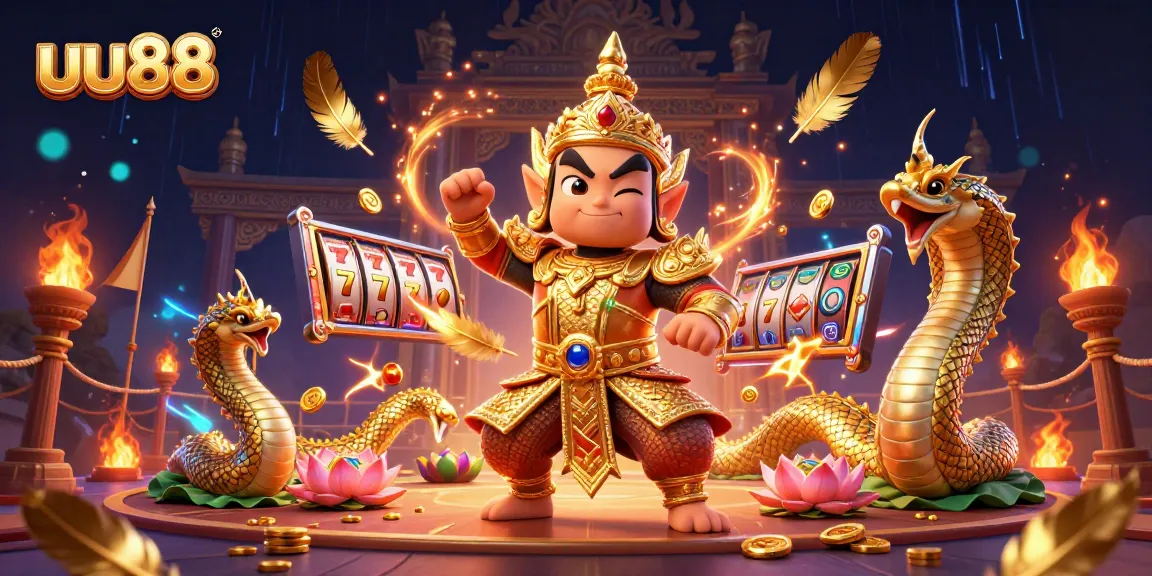 Engage in winning slots action at uu88 with vibrant guardians and game elements.