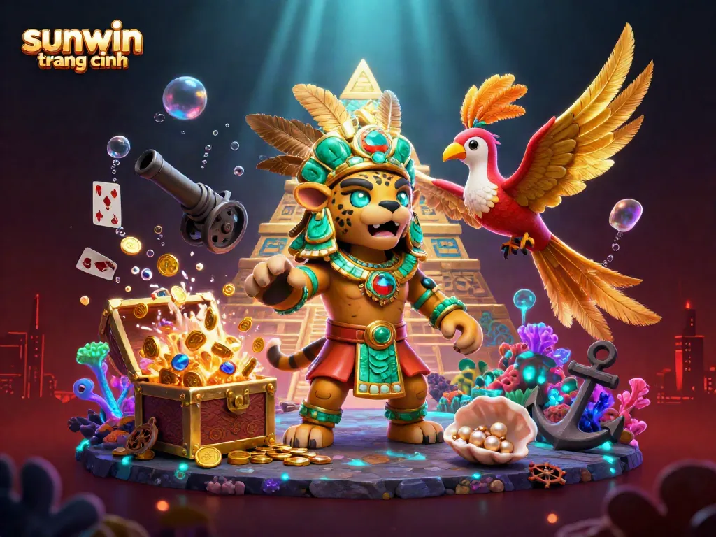 Experience vibrant gameplay with sunwin trang chính featuring energetic characters and dynamic casino elements.