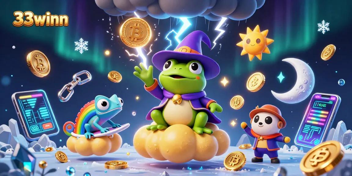Experience thrilling gameplay at 33winn with vibrant scenes of coins and characters in action.