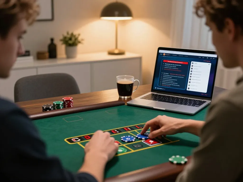 B52club features a player enjoying live dealer blackjack on a tablet, showcasing an engaging online gambling experience.