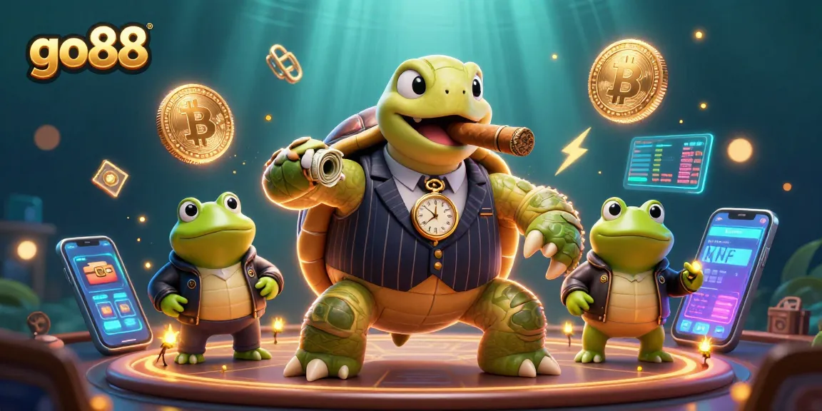 Join the excitement of go88 with colorful characters and dynamic casino elements in a thrilling scene.