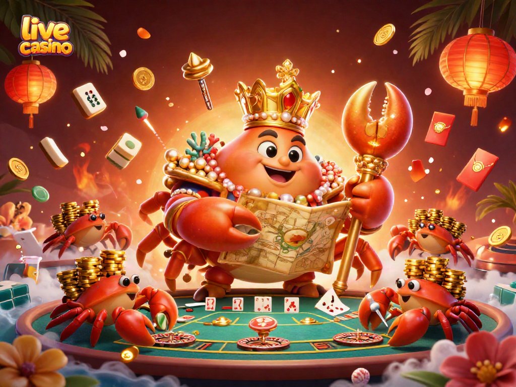 Experience the thrill of a live casino with engaging characters and vibrant gaming elements.