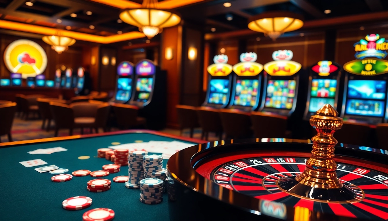 Experience the excitement of gaming at trang chủ thabet, where poker chips and cards await.