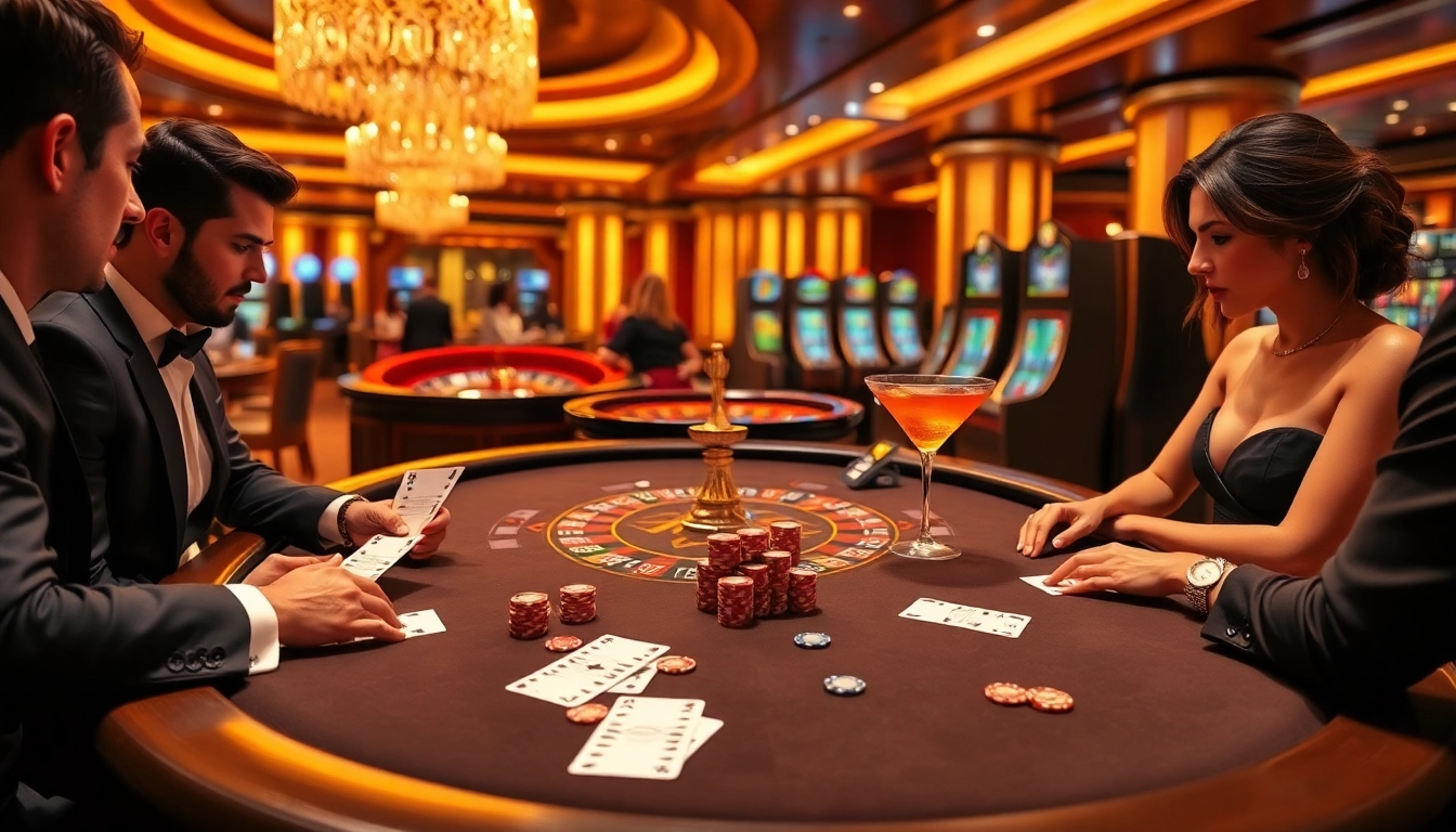 Experience excitement at LINK TG88 with a luxurious gaming table and vibrant poker action.