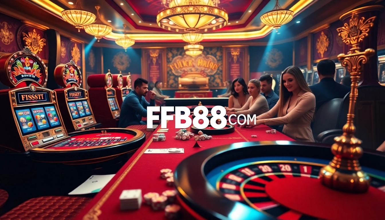 Players experiencing the excitement of betting at FB88 COM's online casino.