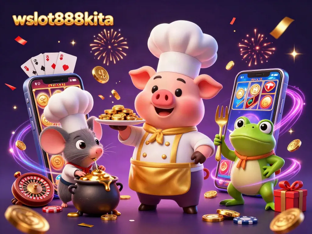 Mengalami sensasi bermain slot terbaik di wslot888kita dengan koin emas dan karakter menarik.