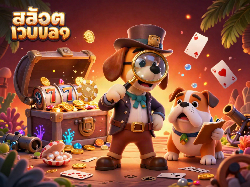 Play slot games and win prizes with สล็อตเว็บตรง as a detective investigates clues.