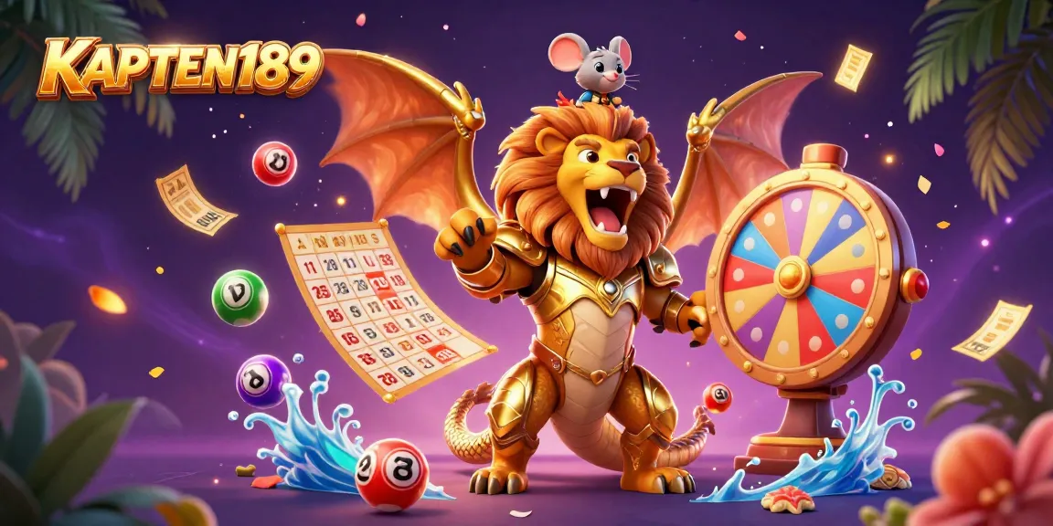 KAPTEN189 mengundang pemain untuk merasakan keberuntungan dengan slot kreatif dalam ilustrasi 3D yang menakjubkan.