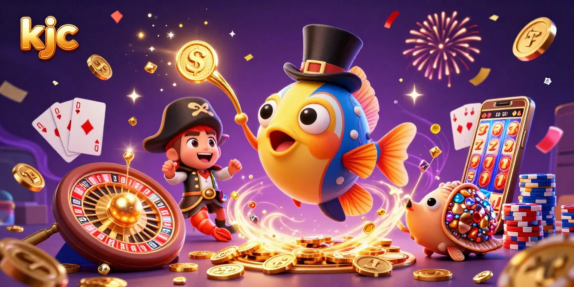 Experience thrilling gaming at kjc with captivating underwater casino characters.