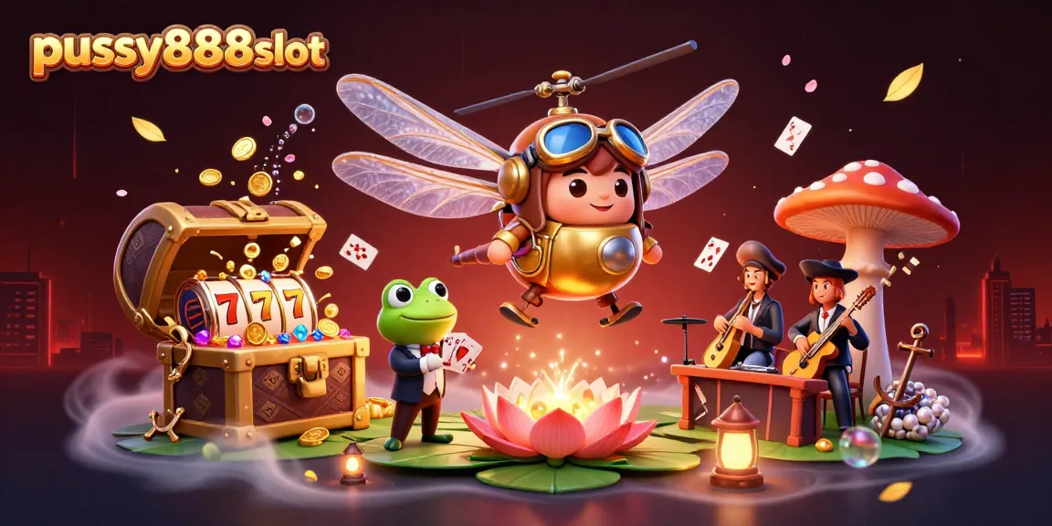 เล่นสล็อตออนไลน์ pussy888slot สนุกสนาน บรรยากาศเหมือนคาสิโนจริง