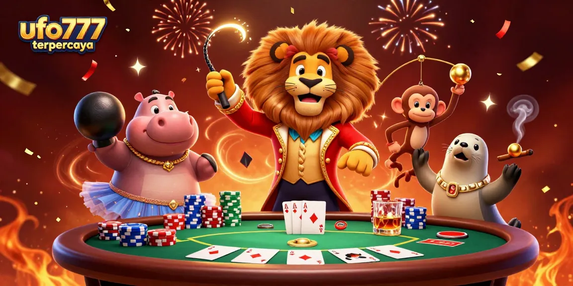 Engage with ufo777 terpercaya for an exciting gambling experience featuring vibrant casino elements.