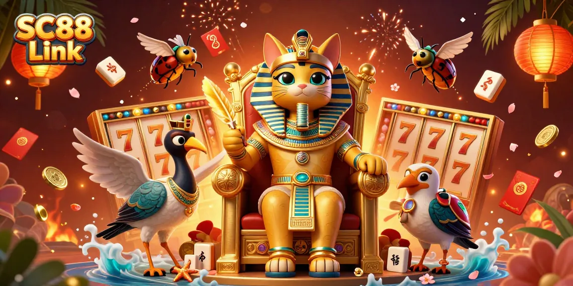 Experience the thrills of SC88 Link with dynamic jackpot elements and engaging characters in a captivating casino setting.