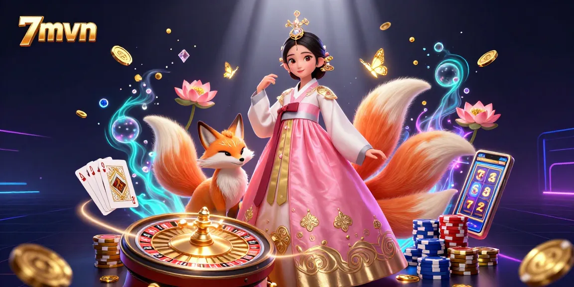 Experience thrilling gaming with 7mvn featuring vibrant casino elements and rich character design.
