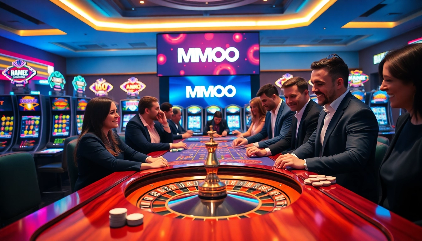 Experience the thrill of MMOO casino with vibrant gaming tables and exciting gameplay.