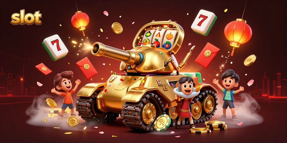Experience vibrant slot excitement with a gold beetle tank and dynamic scenes filled with lucky symbols.