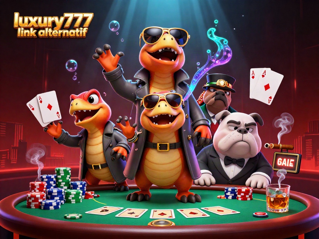 Rasakan keseruan bermain di luxury777 link alternatif dengan raptor lucu di kasino VIP.