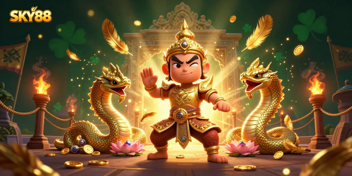 Engage with lucky moments at SKY88, featuring lively casino guardians and dynamic betting action.