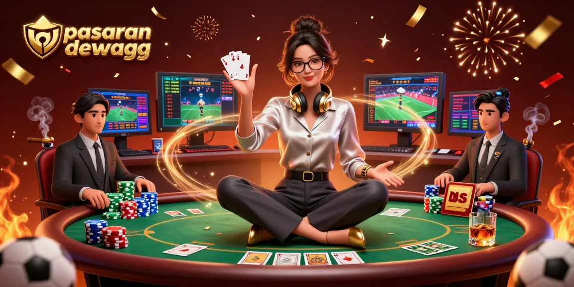 Bet on pasaran bola dewagg with a vibrant casino scene showcasing thrilling sports betting.