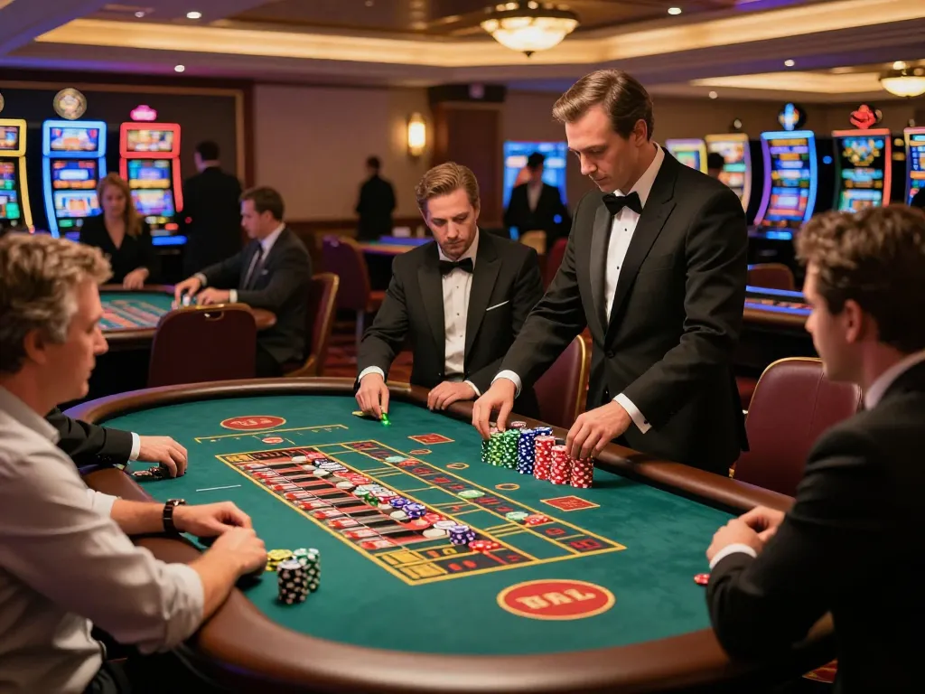 Engaged players enjoying roulette at 789WIN casino, showcasing strategic betting excitement.