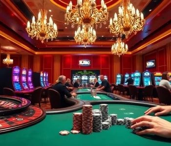 Experience the excitement of the KJC website at a luxurious casino with vibrant games.