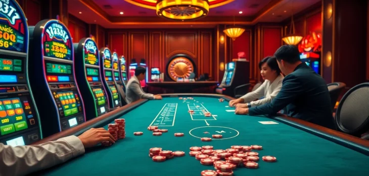 Experience the excitement of TRANG CHỦ FEBET with vibrant casino visuals and thrilling gameplay.