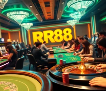 Players enjoying thrilling games at Nhà Cái RR88, showcasing excitement and professional gambling.