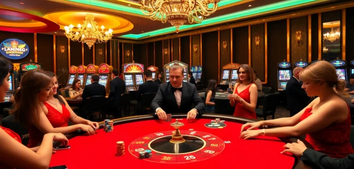 Experience the excitement of gambling at open88 mobi with vibrant casino tables and thrilling games.